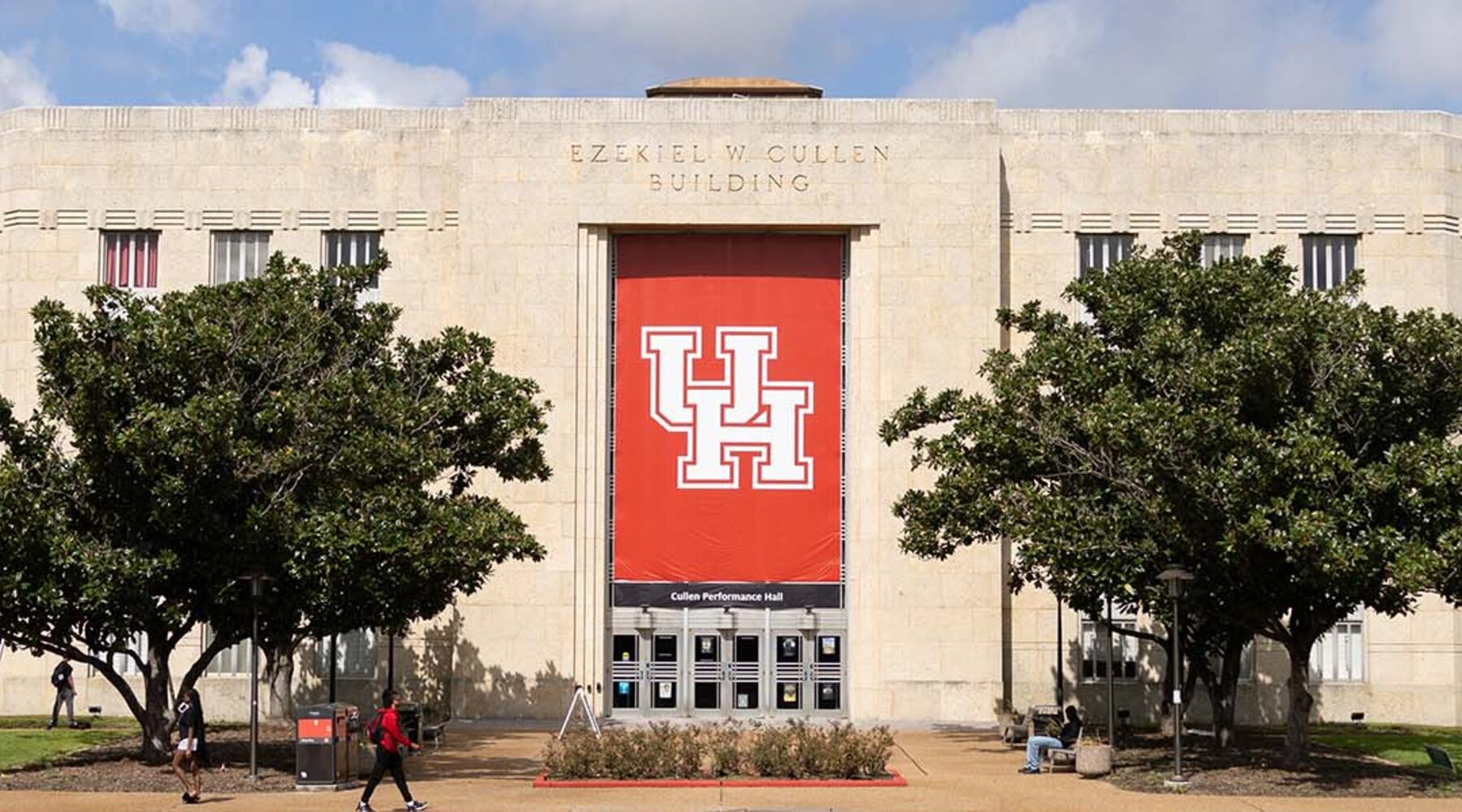Ezekiel W. Cullen Building at the University of Houston, where the Hindt dissertation was awarded in 2012.